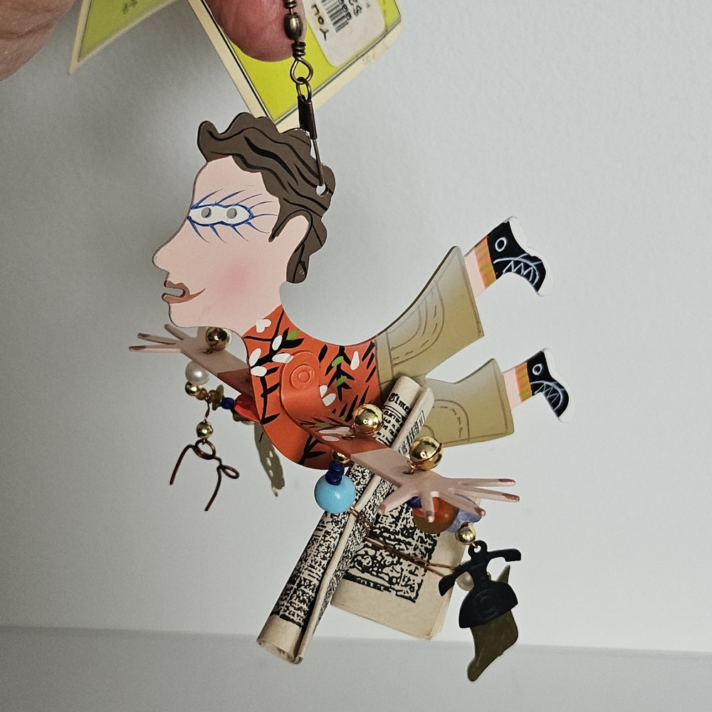 Silvestri Fanciful Flights Computer Geek Metal Ornament by Karen Rossi 2000